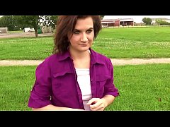 Play MP4 - Girl Flashing Her Tits and Shaved Pussy in Public