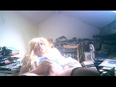 Play MP4 - Rancid old tranny  fag whore Sarah Shitcunt in smoking and wanking humiliation