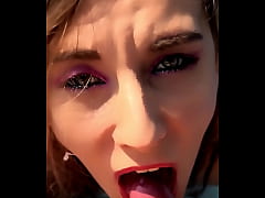 Play MP4 - Swallowing that load with a smile on her face