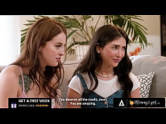 Play MP4 - MOMMY'S GIRL - Stepsisters Jane Wilde&comma; Maya Woulfe&comma; & Maddy May SHARE Their Hot Stepmom Penny Barber