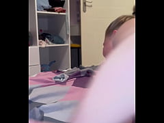 Play MP4 - Step Brother - He sat on the bed&comma; put her on top of him so he could see her sexy ass while she played with his big cock&comma; she was so horny and at the same time licked his feet