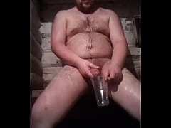 Play MP4 - Russian gay man takes a SHOWER OF GOLD and starts masturbating&excl;