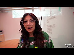 Play MP4 - Big Titty Latina Coworker FUCKS me at Office Christmas Party for ALL to Hear