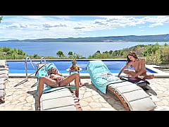 Play MP4 - Poolside Exploration Chapter 1&colon; Bi BFFs Shalina Devine And Olivia del Rio Share A Strap On GP3287