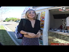 Play MP4 - Blonde teen with small tits wears a skirt and gets pick up