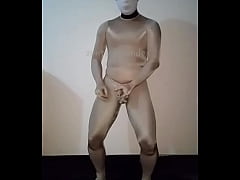 Play MP4 - Zentai jerk off penis cock