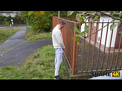 Play MP4 - SHAME4K&period; Street whore Texas Patti went all the way behind a fence and continued to fuck a young stud