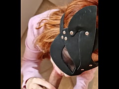 Play MP4 - Slut redhead fucked in the kitchen in front of the neighbour's window - pussy fuck - blowjob - Spanish girl - big butt