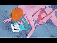 Play MP4 - Nel Tu &lpar;Nelliel&rpar; and Tier Harribel and Ichigo Kurosaki intense sex&period; - BLEACH Hentai
