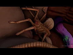 Play MP4 - Piper Wright's Christmas Facehugger Fun