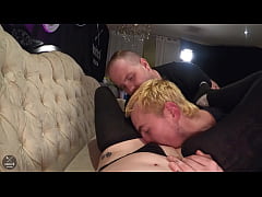 Play MP4 - Hetroflexible MMF Threesome with Hot Blonde