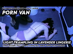 Play MP4 - Porn Van Light Trampling in Lavender Lingerie