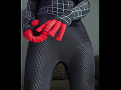 Play MP4 - Miles Morales Homem Aranha Cosplay batendo uma punheta e gozando bastante bem gostoso - GOZO FARTO