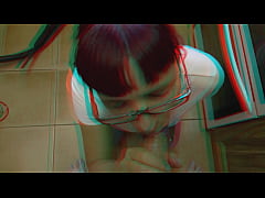 Play MP4 - Bettie Hayward Blows The Repair Guy in 3D