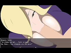 Play MP4 - Blonde gulping milk down