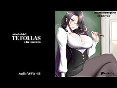 Play MP4 - La MAESTRA se pone caliente y te FOLLA para subirte las calificaciones&period; ROLPLAY JOI ASMR
