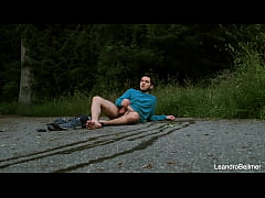 Play MP4 - Caught taking a piss and jerking off outdoors - gay public exhibitionist