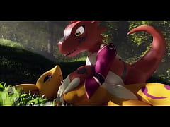 Play MP4 - Guilmon recebe buceta de renamon