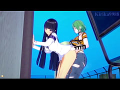 Play MP4 - Hikage and Katsuragi and Ikaruga intense futanari sex&period; - Senran Kagura Hentai