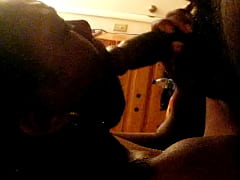 Play MP4 - Trifling black Las Vegas whore sucking that black cock after "Disrespecting me&period;"