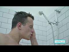 Play MP4 - Horny Fuck Boy Luke Playing With His Long Hard Cock In The Bathroom&excl;