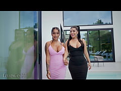 Play MP4 - Outdoor Gangbang 9 Guys Fuck 2 Sluts in Lingerie with Anal and DP