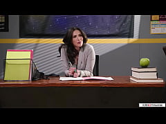 Play MP4 - Milf college professor is fucked by busty tgirl Autumn Rain