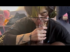 Play MP4 - Chainsaw throats my cock so well&comma; I love letting her go down on me&comma; getting that wet&comma; warm mouth&comma; watching her stroke my &period;&period;&period;