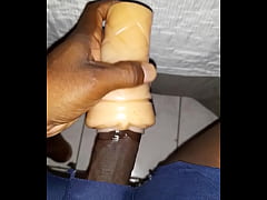 Play MP4 - Fucking fleshlight with my black cock
