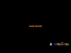 Play MP4 - MIXEDX - Gorgeous Amirah Adara Fucks Zazie Skymm With A Strap-On Before Eating Their Pussy