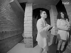 Play MP4 - Two topless show up on my front door