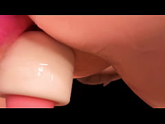 Play MP4 - 18yo teen tries a fuck machine with a monster dick for the first time