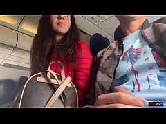 Play MP4 - Risky Public Jerking Off On A Plane Full Of People - Public Dick Flashing