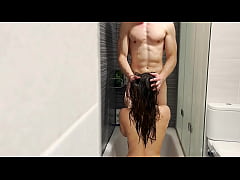 Play MP4 - Fitness Couple Horny In The Shower After Gym - Peaky Brownies