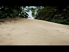 Play MP4 - Lara Croft was masturbating in her cabin&comma; but suddenly a storm started&period;&period;&period; 3D Hentai Game