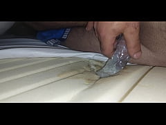 Play MP4 - I fuck the mattress and ejaculate the sperm in the condom