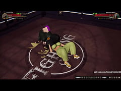 Play MP4 - Karen Krash VS BOLDA the BEAST &lpar;Naked Fighter 3D&rpar;