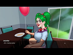 Play MP4 - La profesora de ciencias me masturba para experimentar con mi pene &quest; - Summertime saga