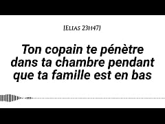 Play MP4 - &lbrack;Audio pour les femmes &rsqb; Ton copain te prend en silence pendant que ta famille est en bas &lbrack;Petit ami&rsqb; &lbrack;Sexe chuchot&eacute;&rsqb; &lbrack;Prise de risque&rsqb; &lbrack;Tendre puis intense&rsqb; &lbrack;G&eacute;missements&rsqb;