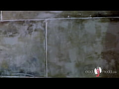 Play MP4 - Male orgasm video with sensual naked man in gay slave collar