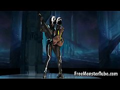 Play MP4 - Busty 3D cartoon Tron babe getting fucked hard