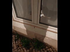 Play MP4 - boy caught jerking-off on his bed through the street window