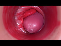 Play MP4 - Inside a Camgirl Cervix POV Camera in Vagina with big dick toy