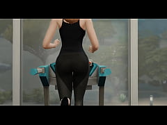 Play MP4 - Rubia de grandes tetas y enorme culo seduce a su entrenador y termina follada