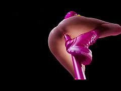 Play MP4 - Neon Dildo Ride
