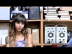Play MP4 - Sexy latina teen busted for stealing by a mall cop
