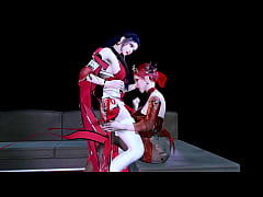 Play MP4 - Threesome with two bigboobs princess - 3D Animation 245