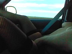 Play MP4 - Jordan Faye getting pussy & tits rubbed for truckers&excl;