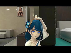 Play MP4 - Shogun Raiden Dancing Hentai Genshin Impact Blue Hair &lpar;CLIP&rpar;