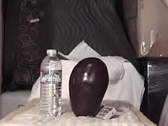 Play MP4 - huge egg-plant and dildo for my ass